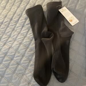 Nanotex Black Fabric Boot Liner XS NWT. Winter Sock. Skier. Snow.Hiking.Hunting